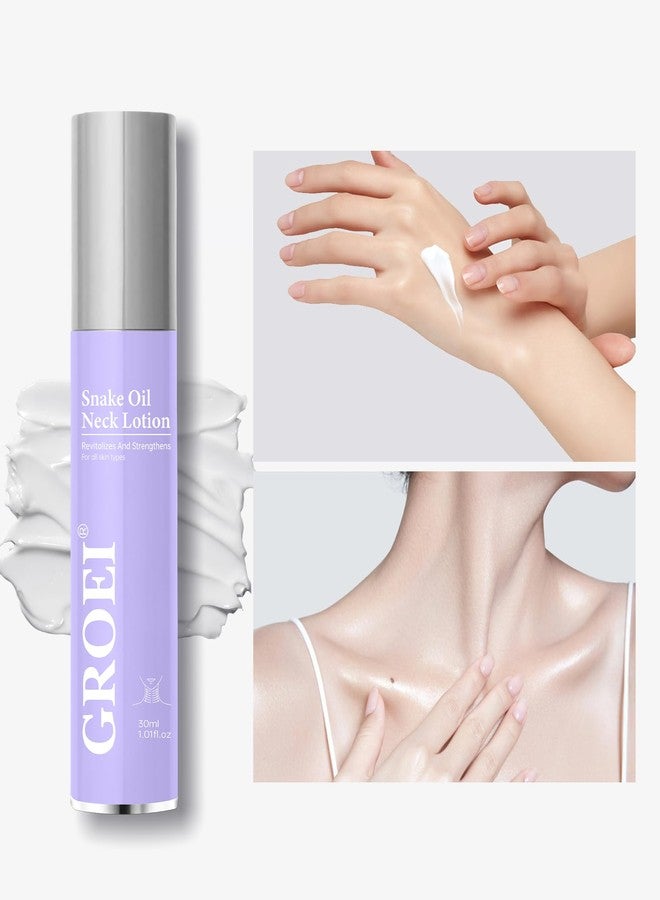 GROEI Firming Neck Cream | Neck Lotion for Tightening and Firming – Smoothes Neck Wrinkles, Naturally Gentle, with Hyaluronic Acid and Plant Oils - Image 2